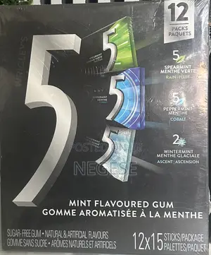 Photo - Mint Flavoured Gum Gomme Aromatisée À La Menthe