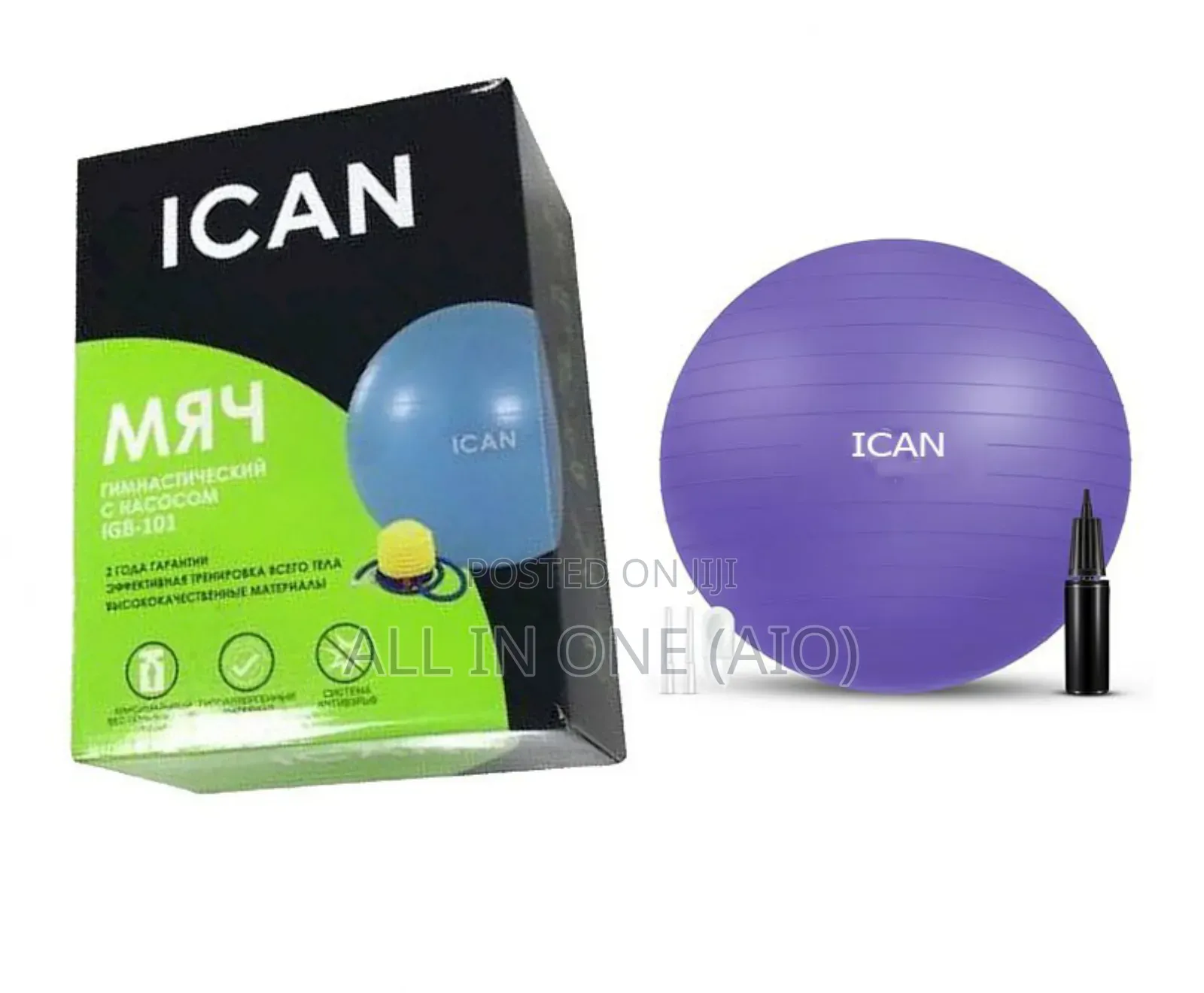 Gym Anti-Burst Gymball 65cm Purple