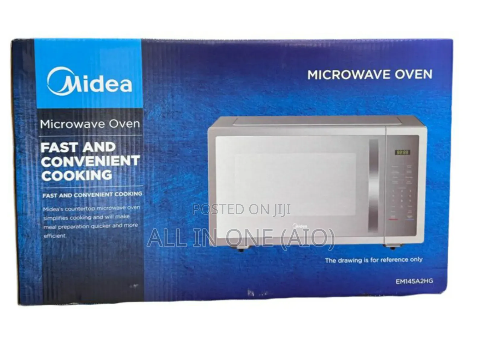 Midea 45l Digital Microwave 1100w – Silver (New)