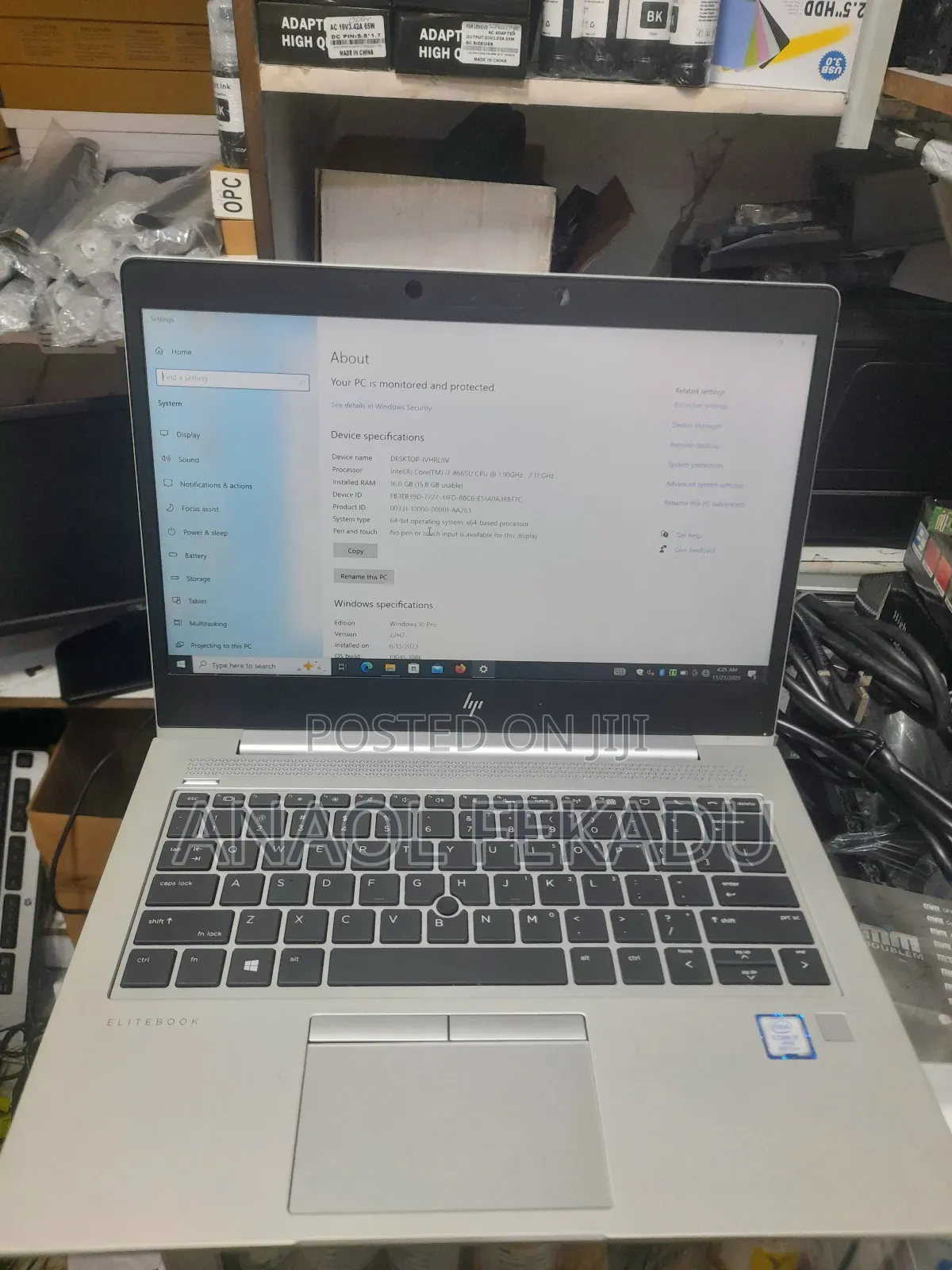 Laptop HP EliteBook 840 16GB Intel Core I7 SSD 512GB
