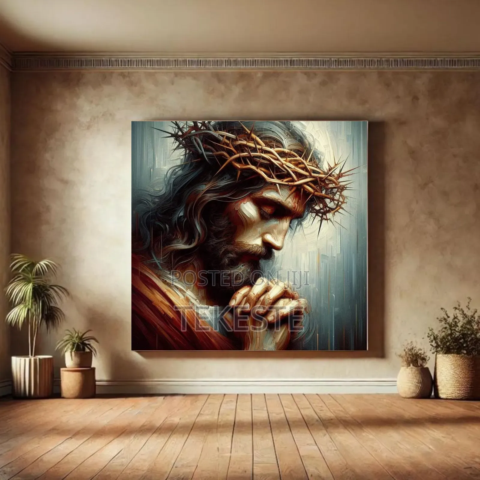 Wall Art Canvas and Metal