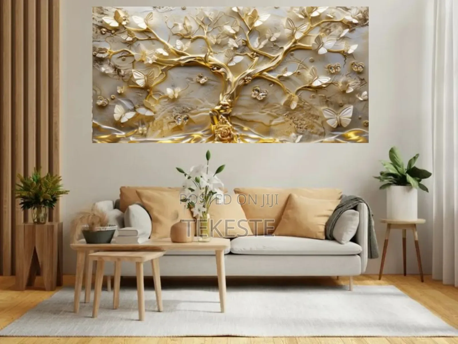 Wall Art Canvas and Metal