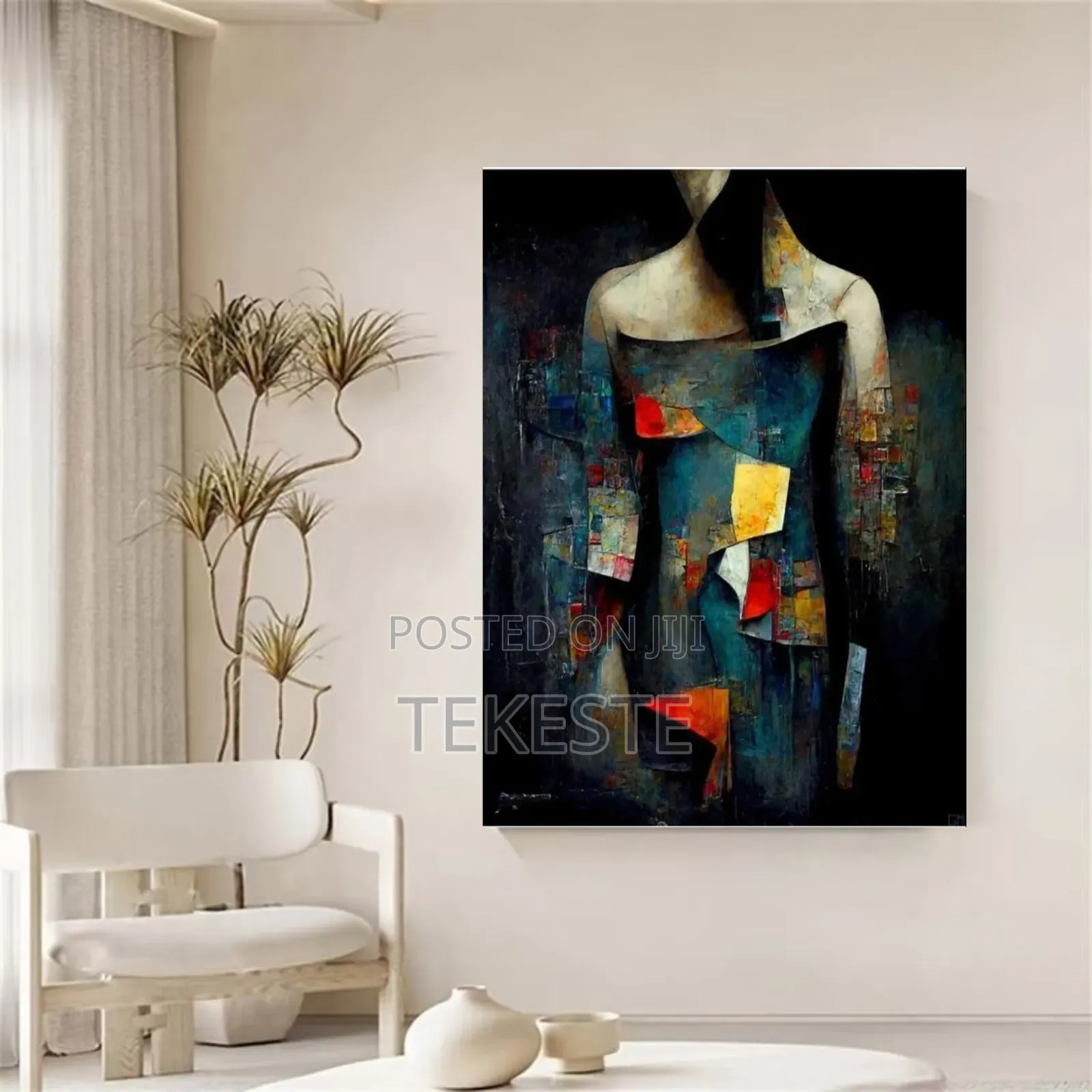 Wall Art Canvas and Metal