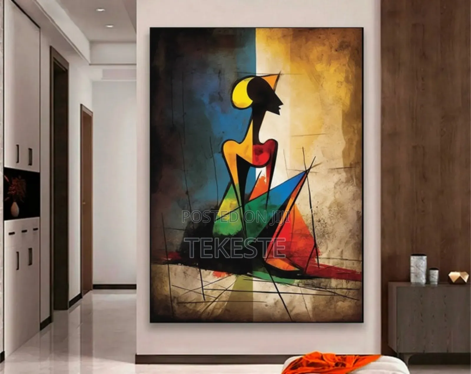 Wall Art Canvas and Metal