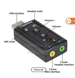 Photo - Usb Virtual 7.1 Channel Sound Adapter