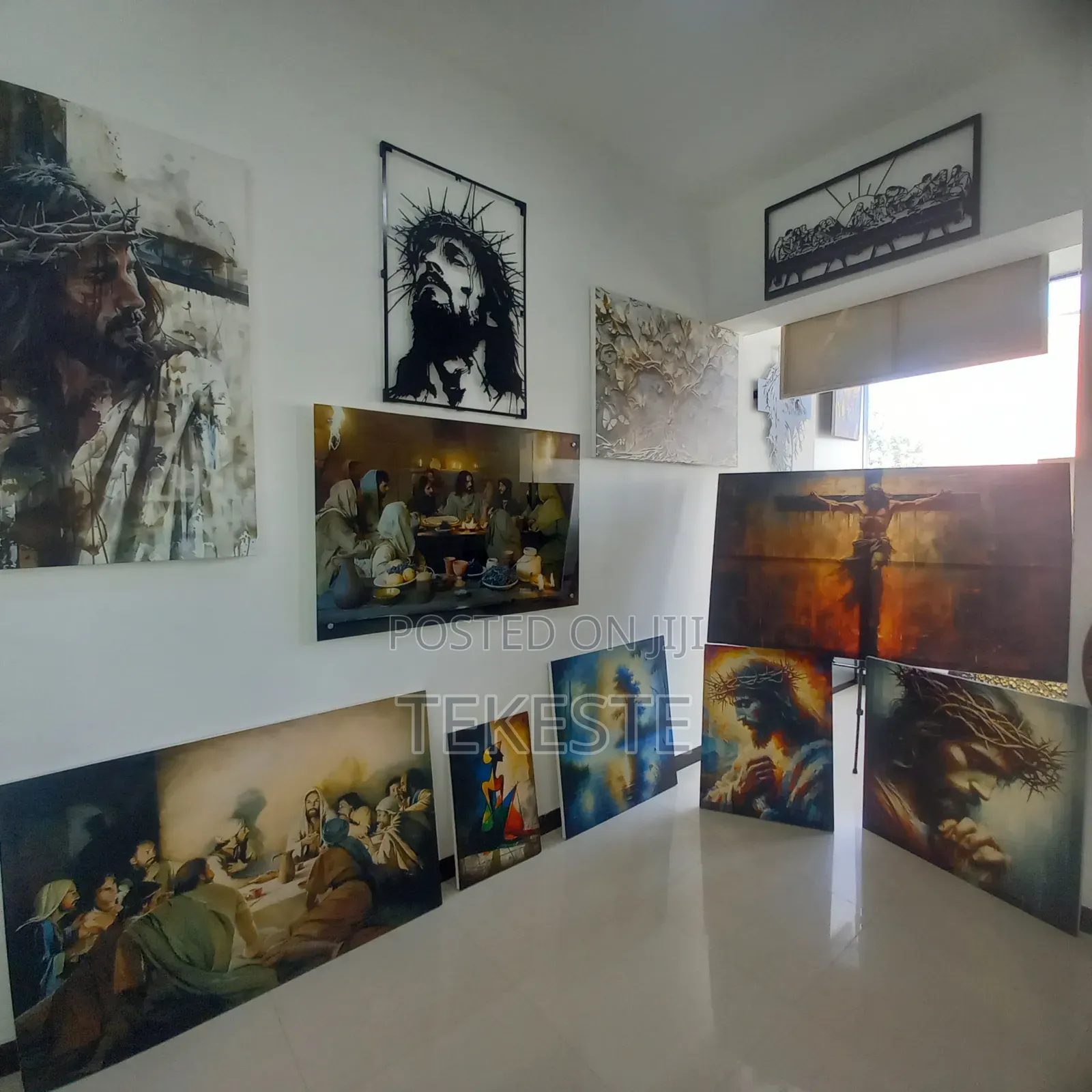 Wall Art Canvas and Metal