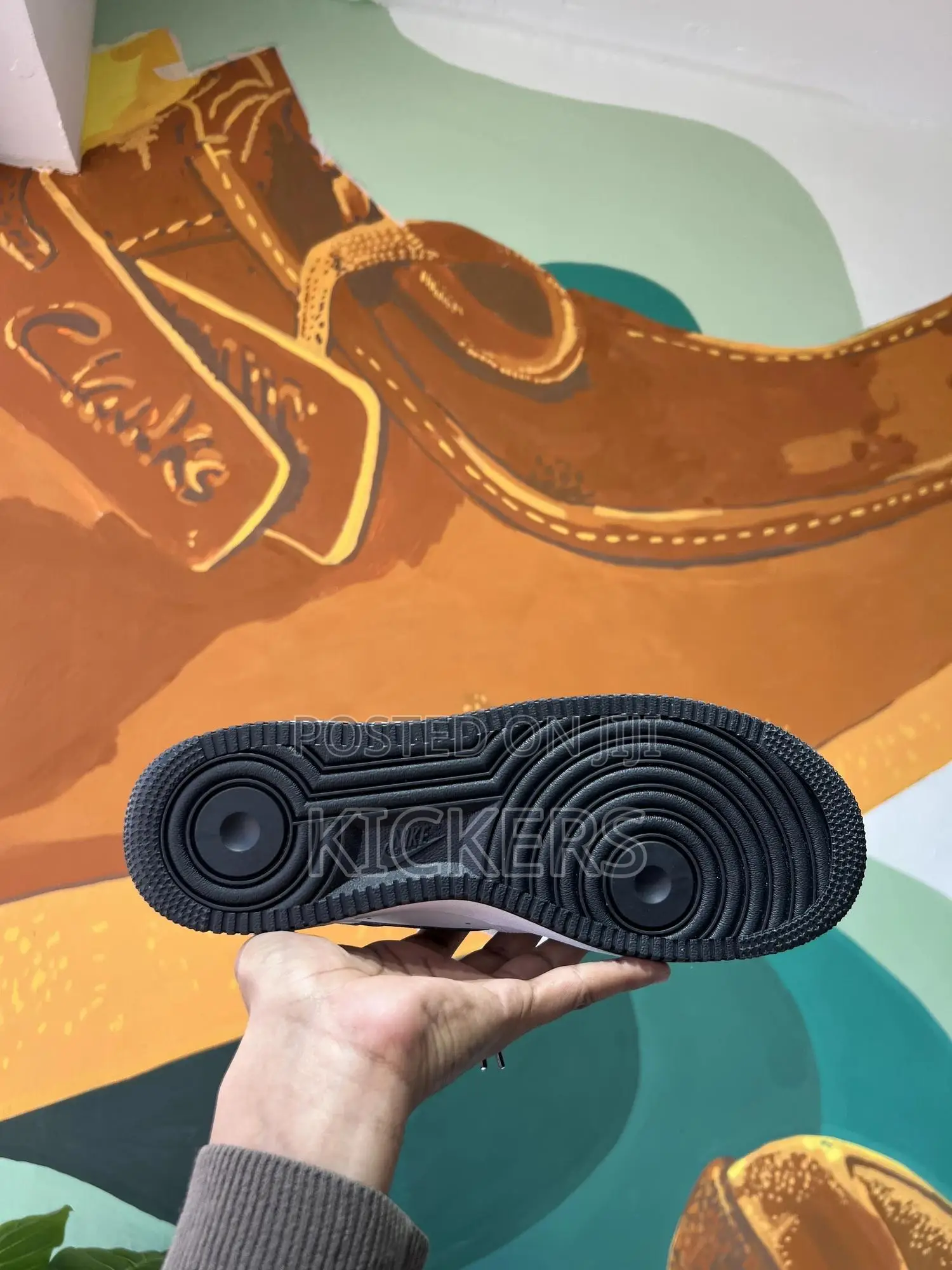 Nike Airforce White With Black Swoosh