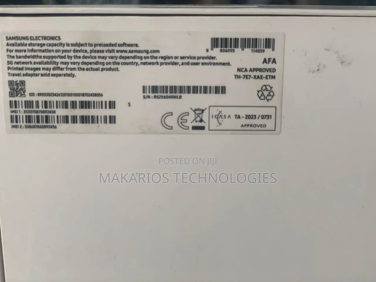 New Samsung Galaxy Tab S9 Ultra 256 GB