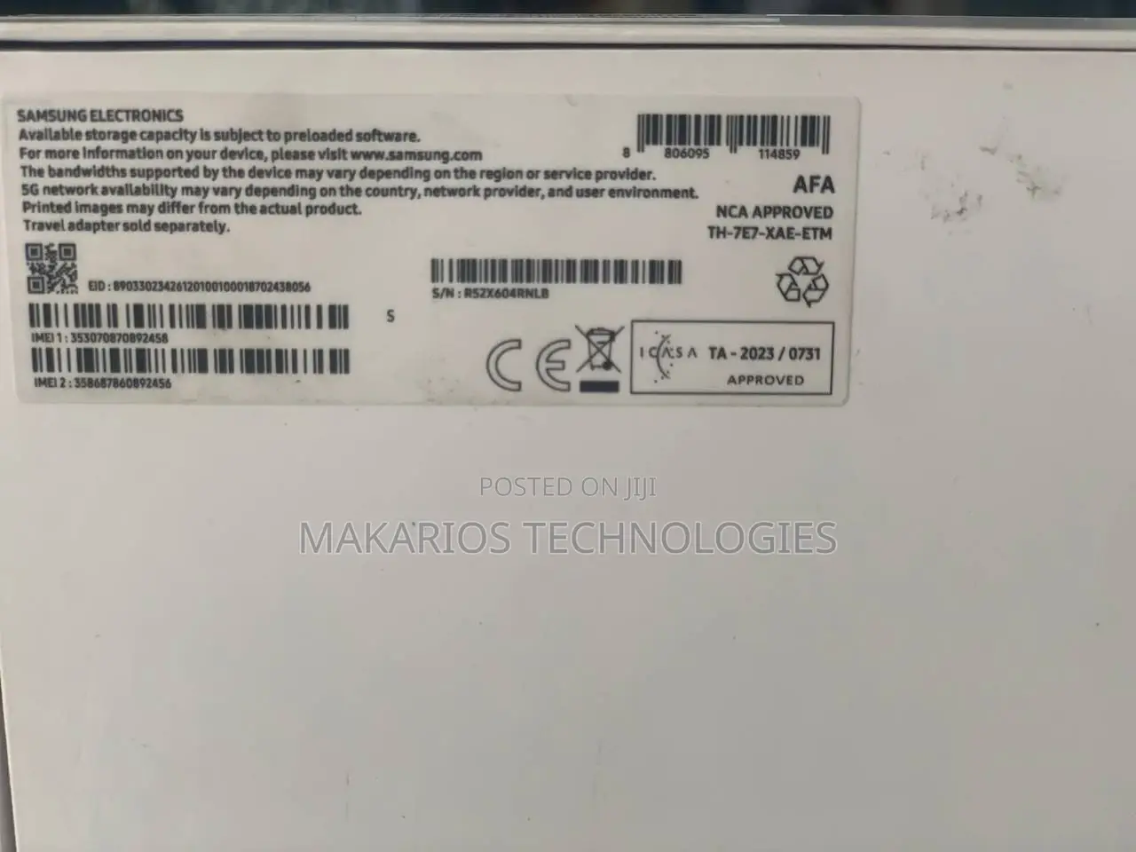 New Samsung Galaxy Tab S9 Ultra 256 GB