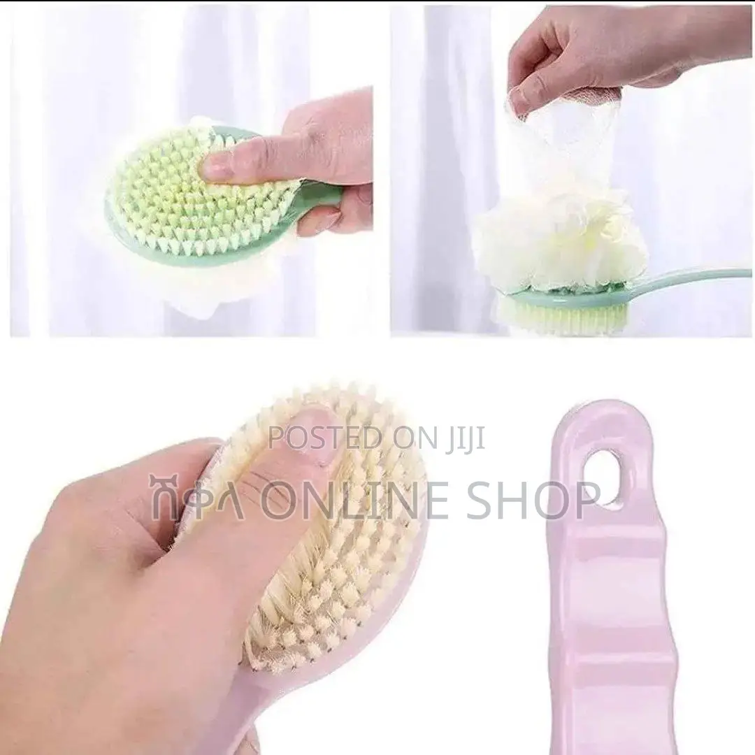 2in1 Long Hundled Bath Brush