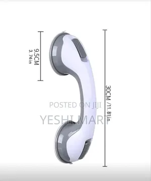 Bathroom Grab Bar, No-Drill Toilet Safety Handle, Non-Sl