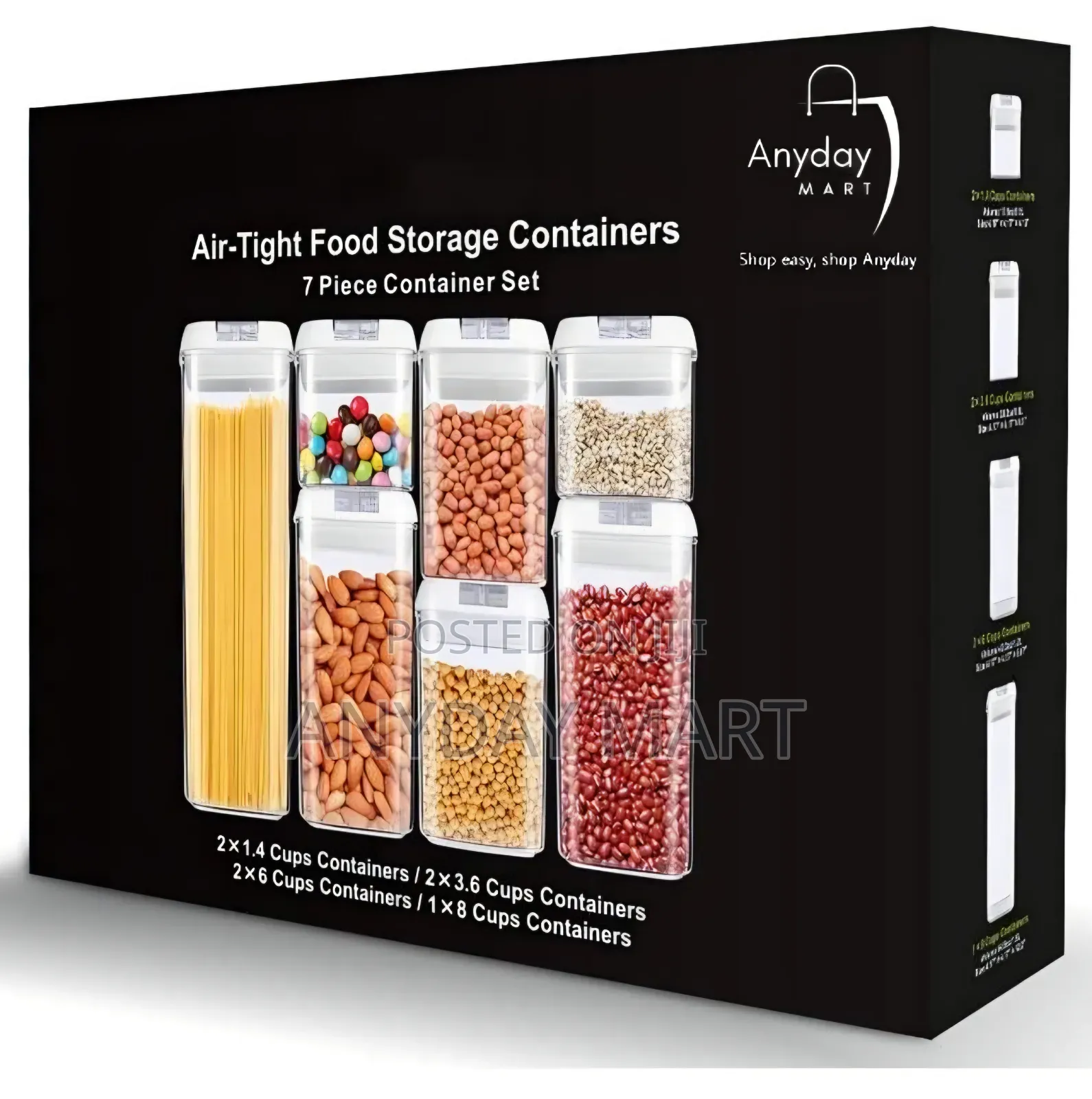 Air Tight 7pcs Food Containers