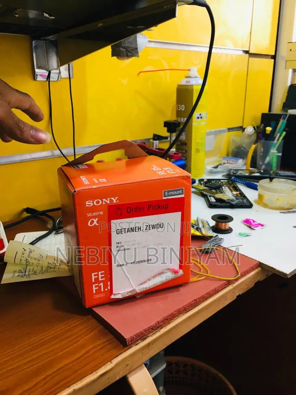 Sony Alpha 7r Iv With Gmaster 85mm Lens 1.8f