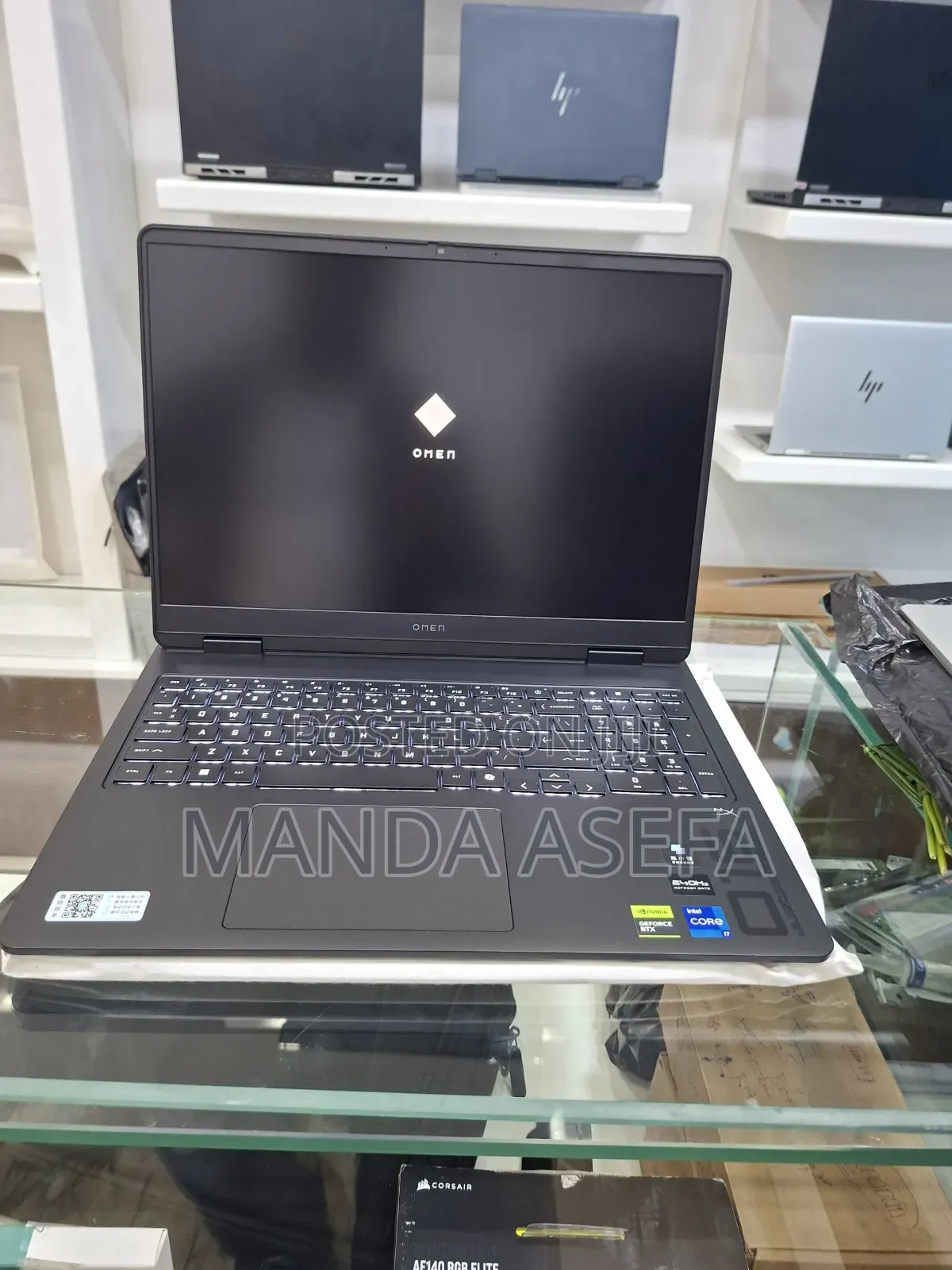 New Laptop HP Omen 16 16GB Intel Core I7 SSD 1T