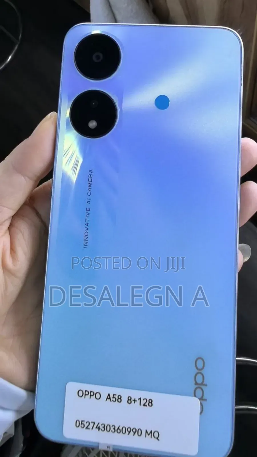 New Oppo A58 128 GB Gray