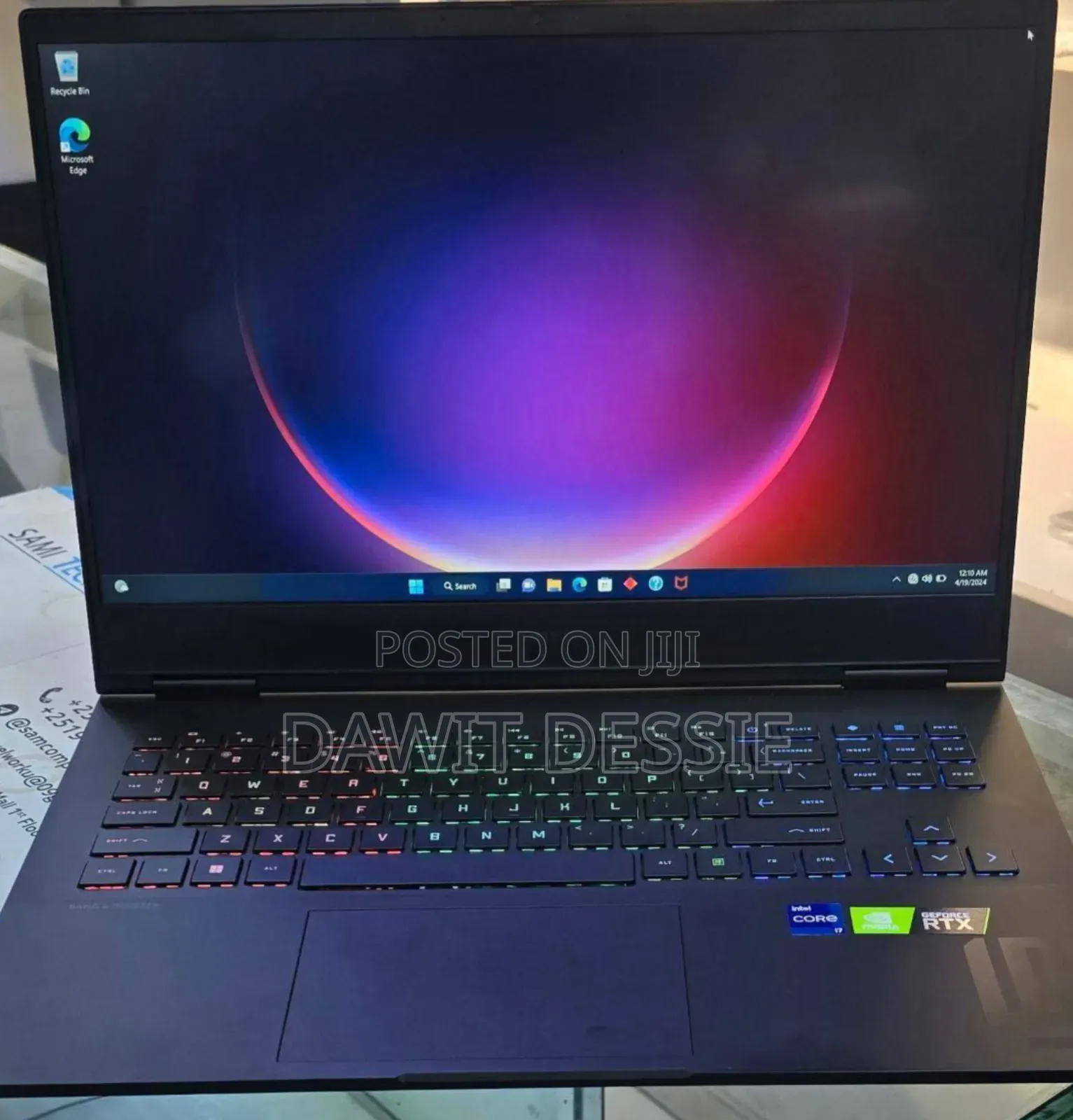 New Laptop HP Omen 16 16GB Intel Core I7 SSD 1T