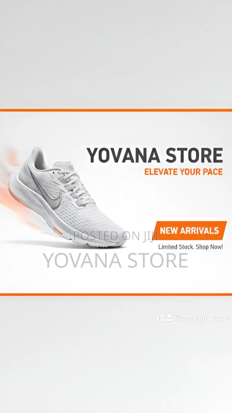 White Running Shoes – “Elevate Your Pace”