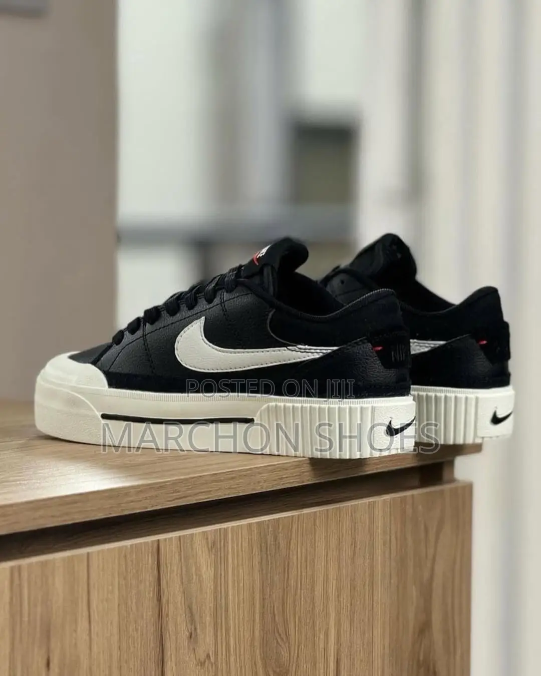 Nike Court Legacy Lift (Black)