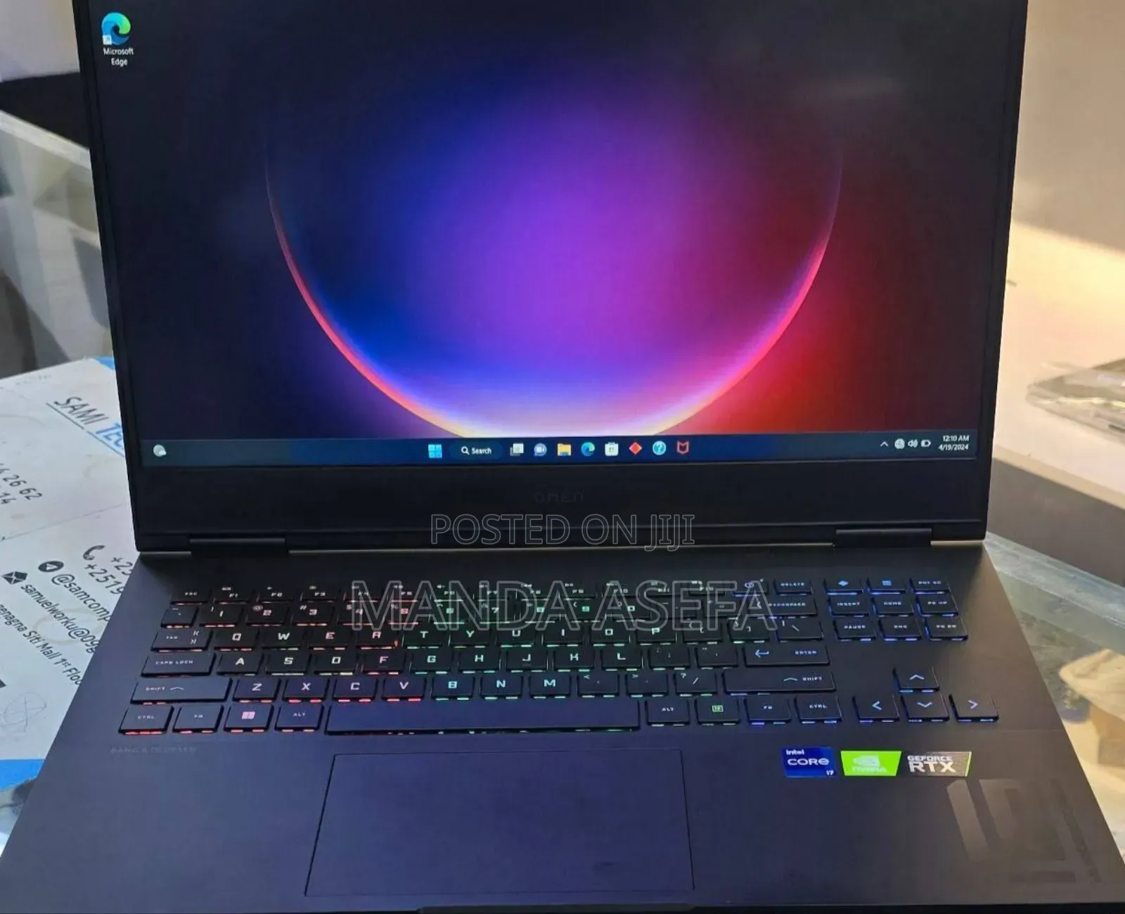 New Laptop HP Omen 16 16GB Intel Core I7 SSD 1T
