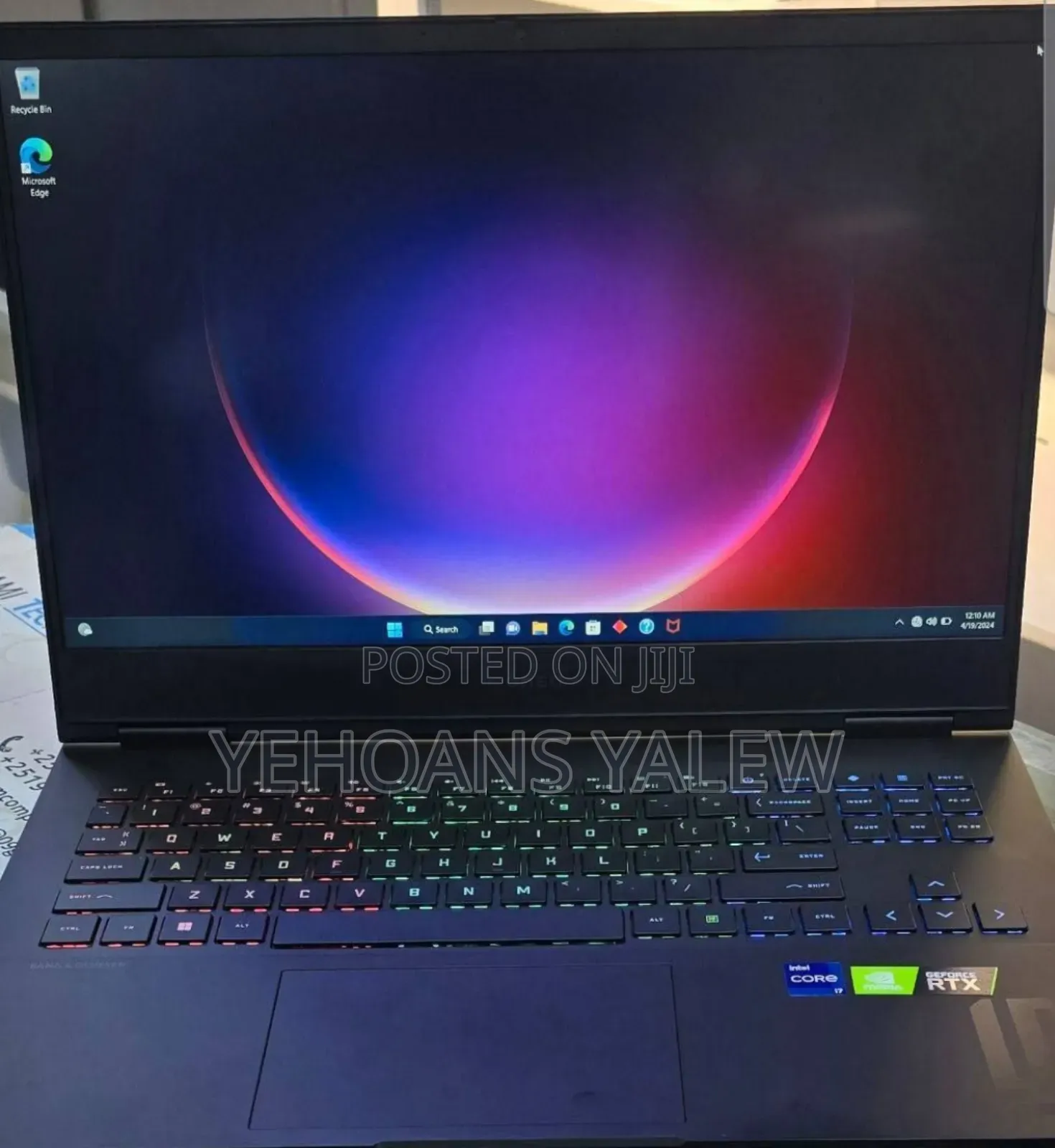 New Laptop HP Omen 16 16GB Intel Core i7 SSD 1T