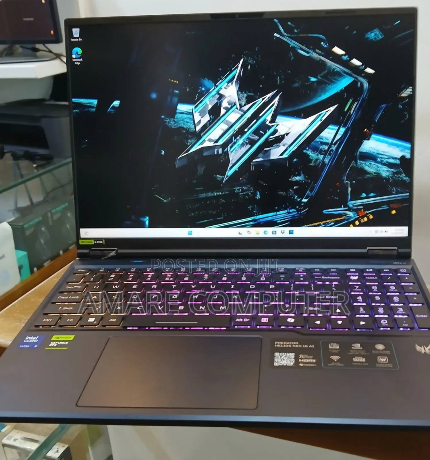 New Laptop Acer Predator Helios Neo 16 32GB Intel Core Ultra 9 SSD 1T