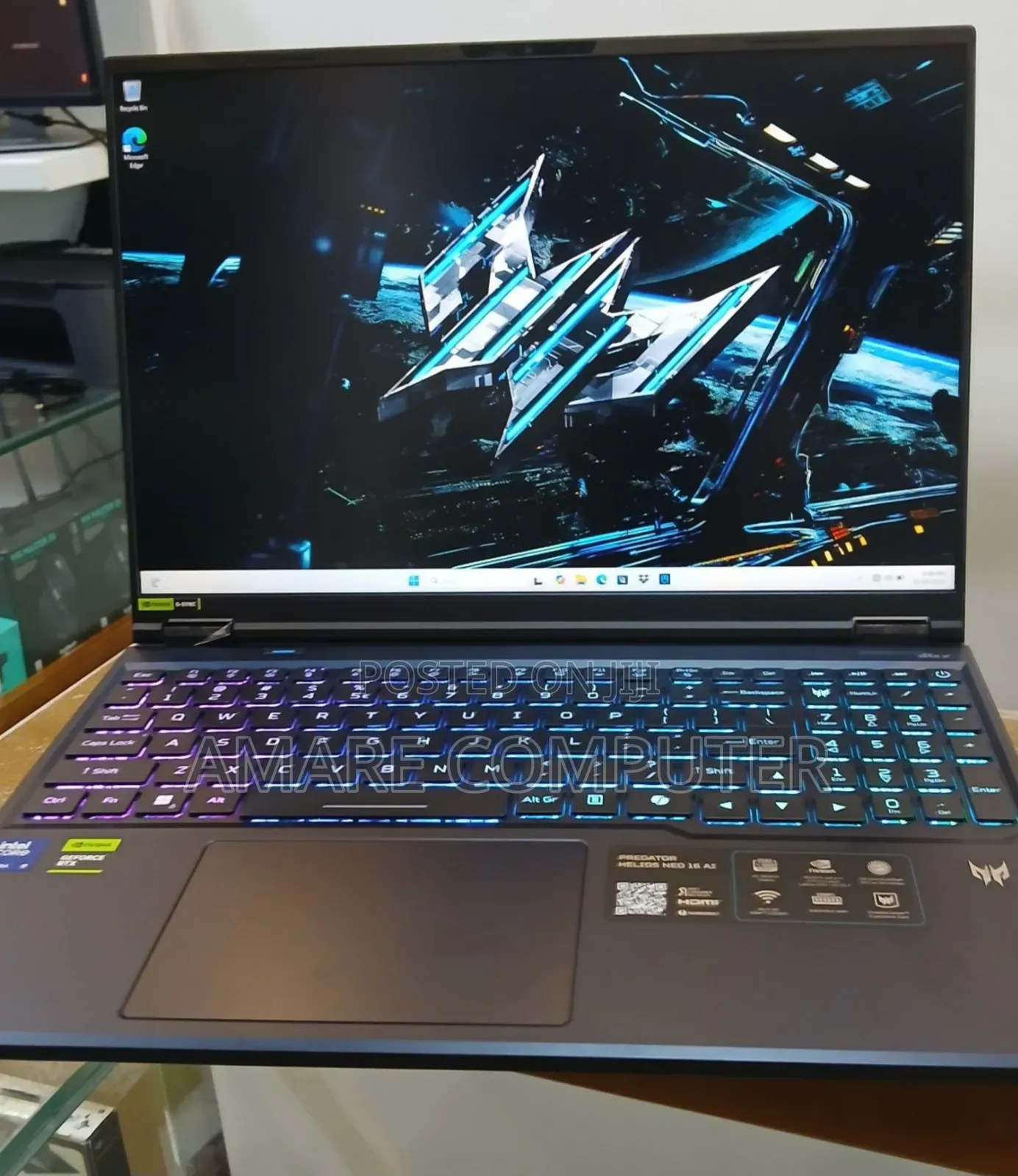 New Laptop Acer Predator Helios Neo 16 32GB Intel Core Ultra 9 SSD 1T
