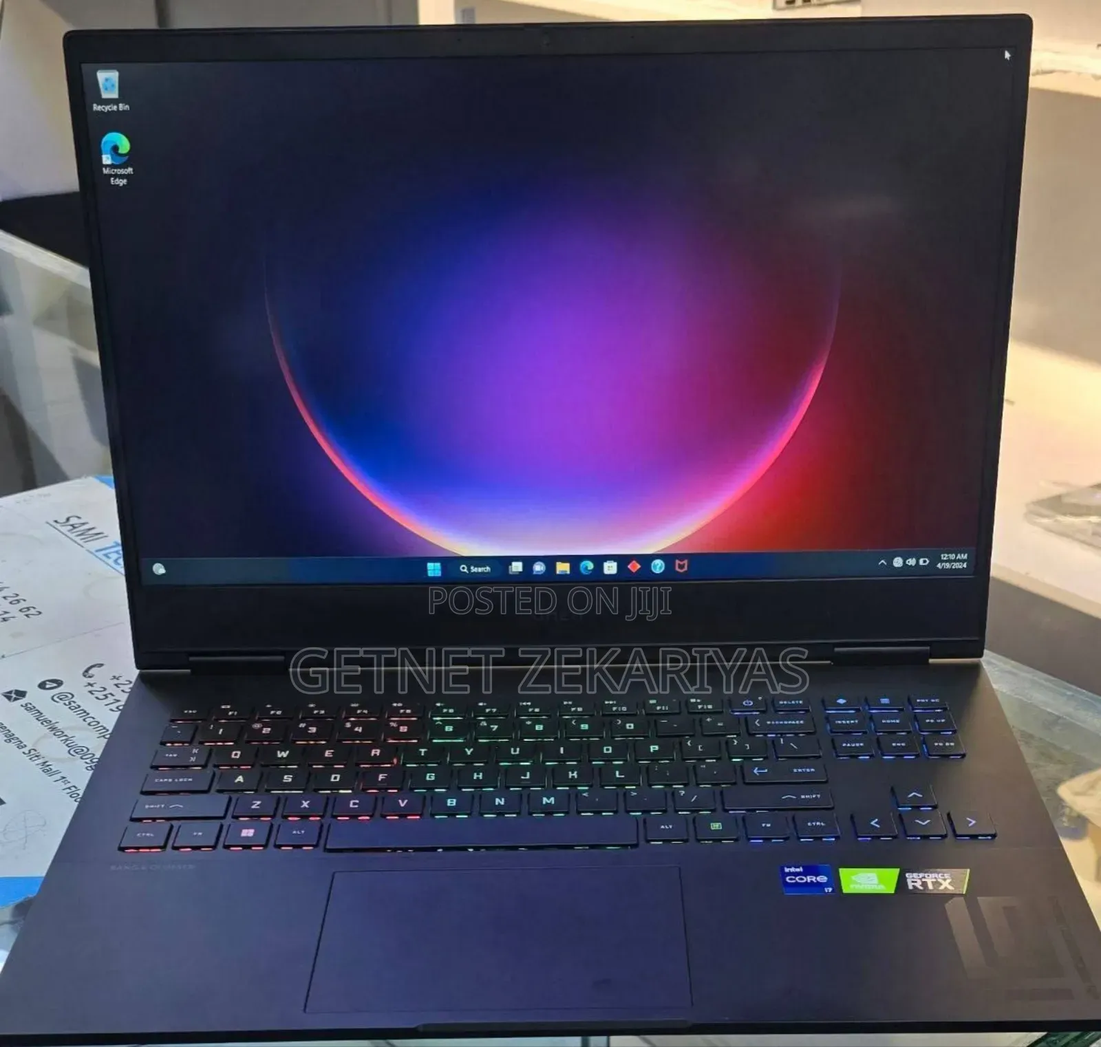 New Laptop HP Omen 15 16GB Intel Core I7 SSD 1T