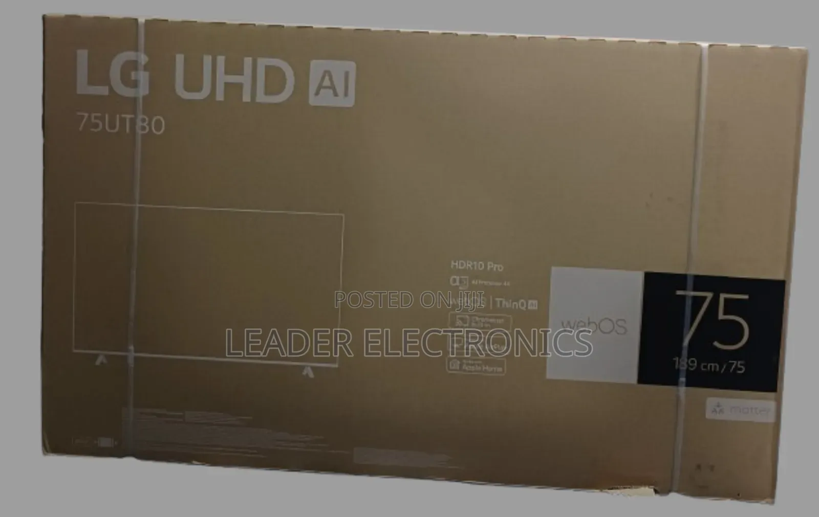 “Lg 75'' – Next-Level Viewing on a Massive Screen