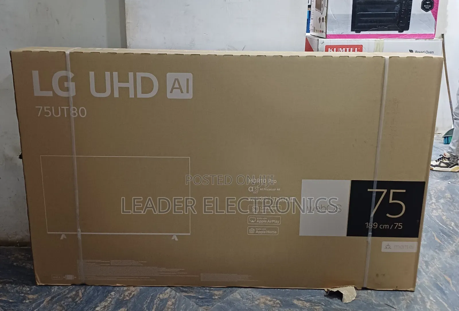 “Lg 75'' – Next-Level Viewing on a Massive Screen