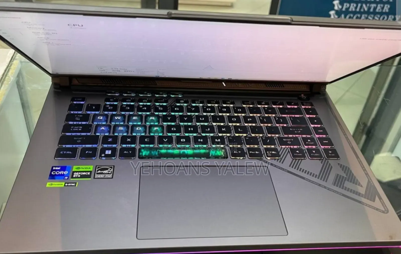 New Laptop Asus ROG Strix G16 G614 16GB Intel Core I9 SSD 1T