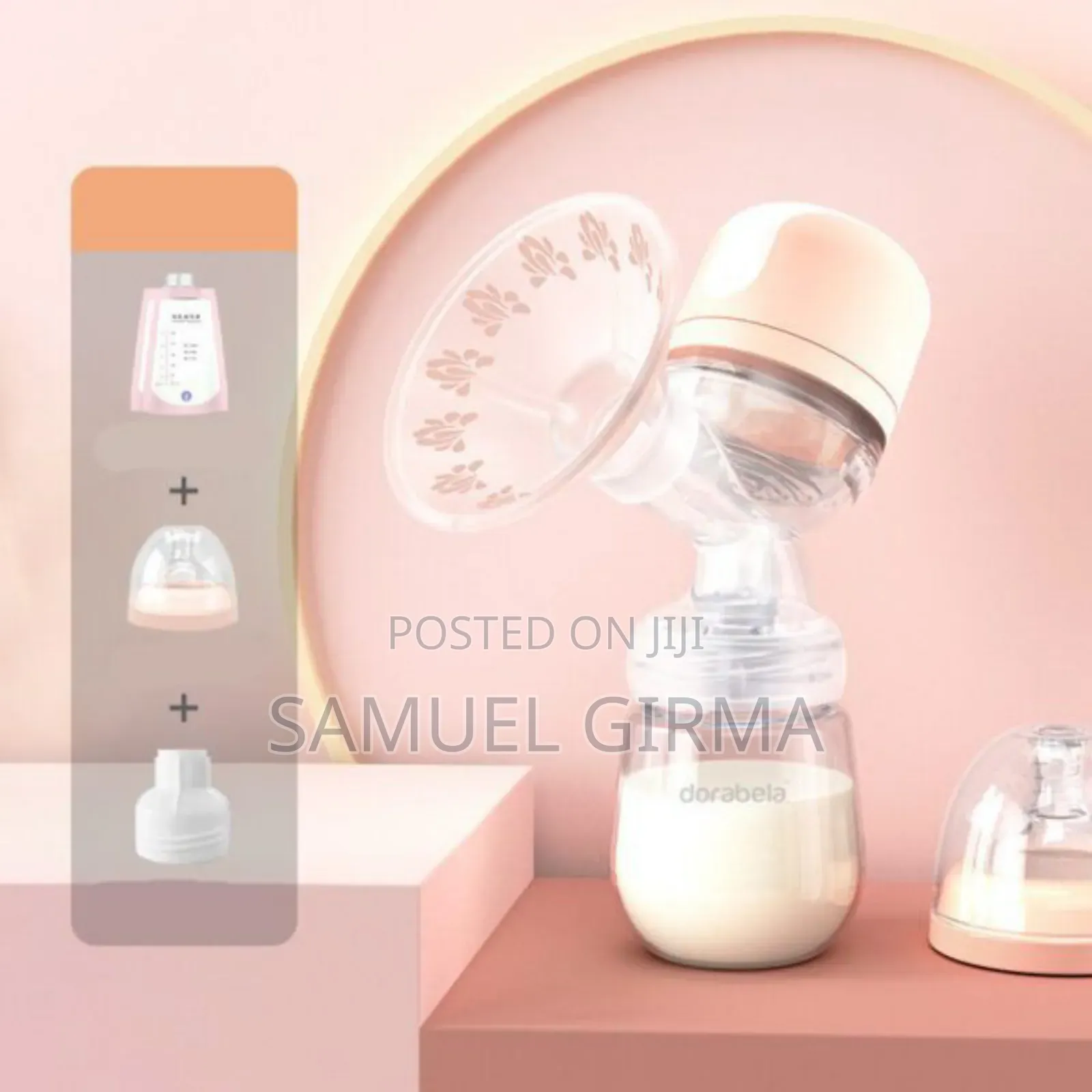 በ1 ግዝ ቻርጅ ለረዝም ግዜ የሚያገለግልwireless Integrated Electric Breast Pump