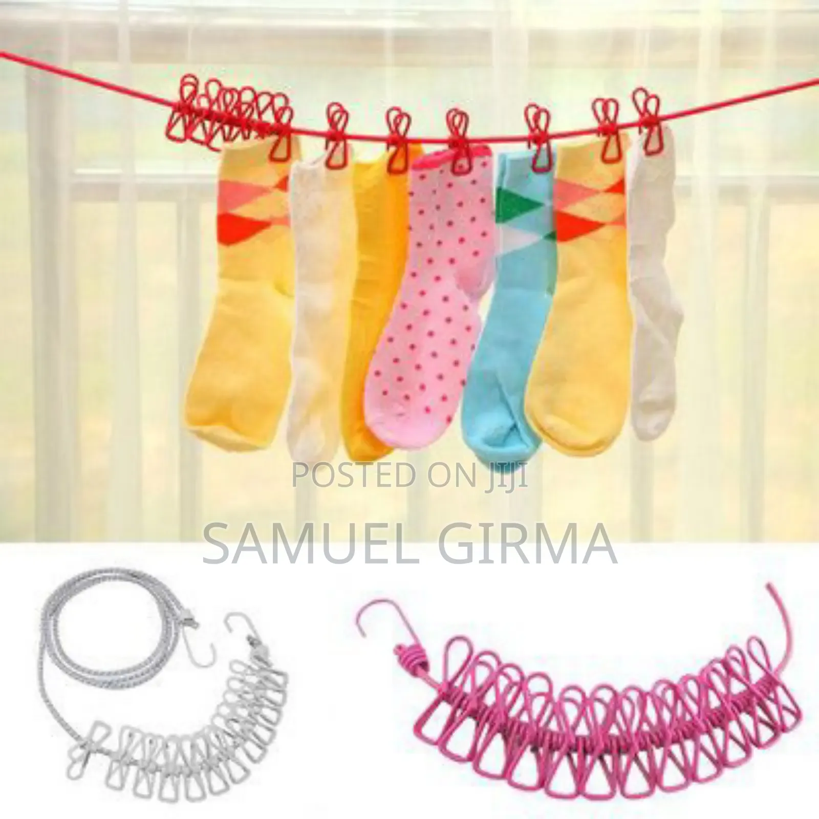 ከ180cm እስከ 360cm መርዘም እሚችልportable Drying Rack