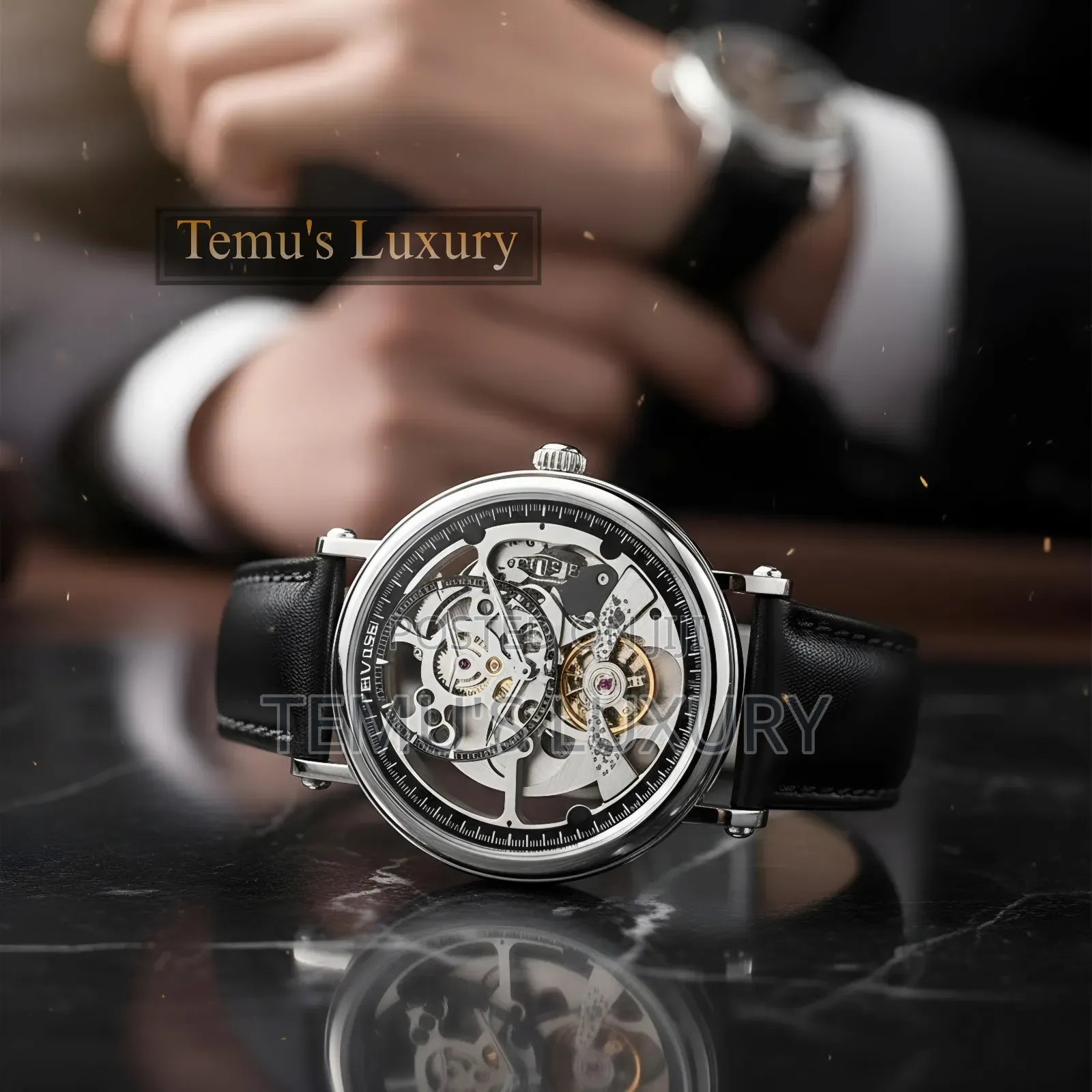 Perfect Gift: Tevise Luxury Automatic Watch + Gift Box