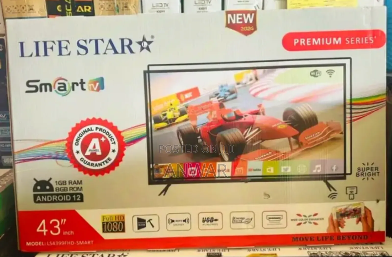 Life Star 43" New 2025 Smart Tv