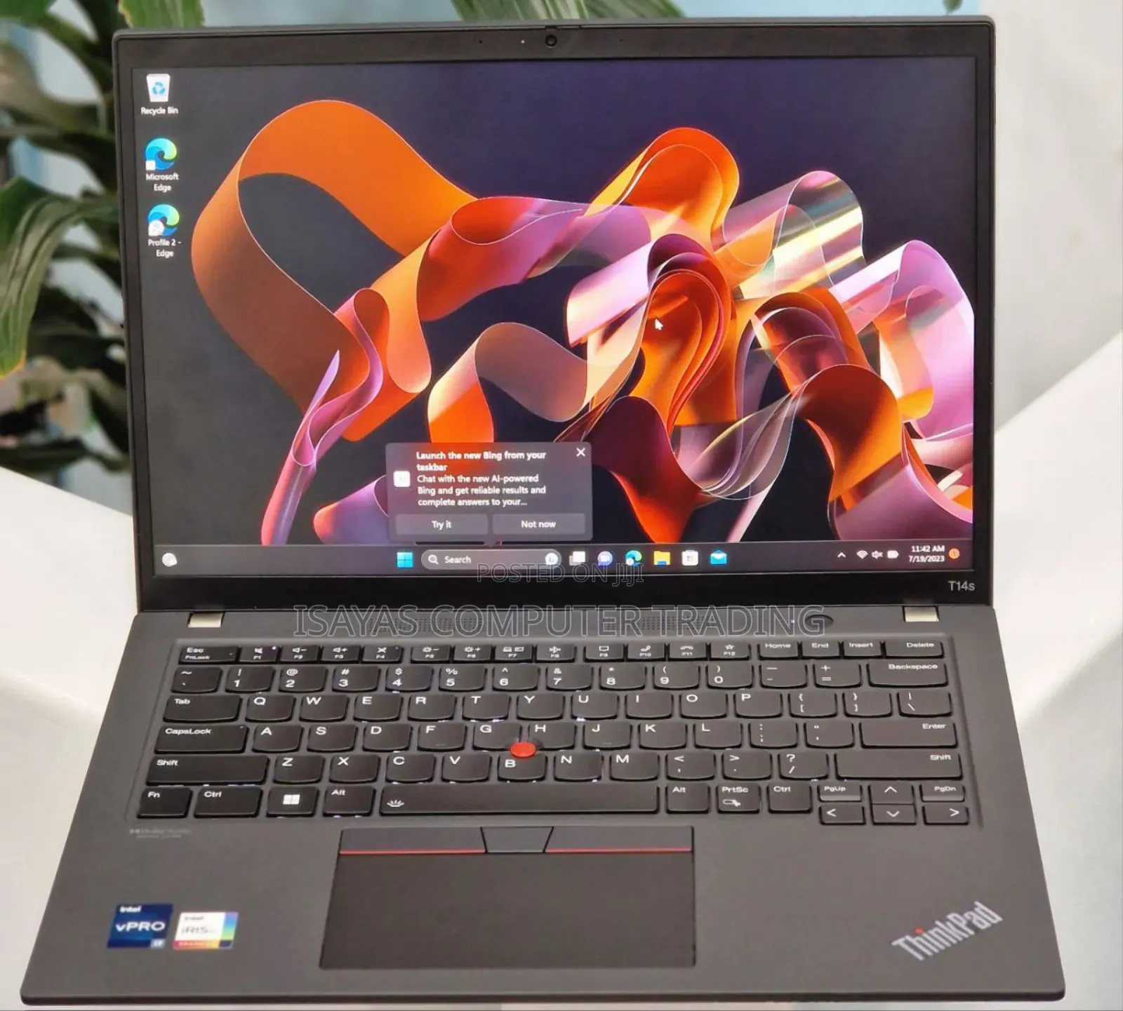 New Laptop Lenovo ThinkPad T14 16GB Intel Core I7 SSD 512GB