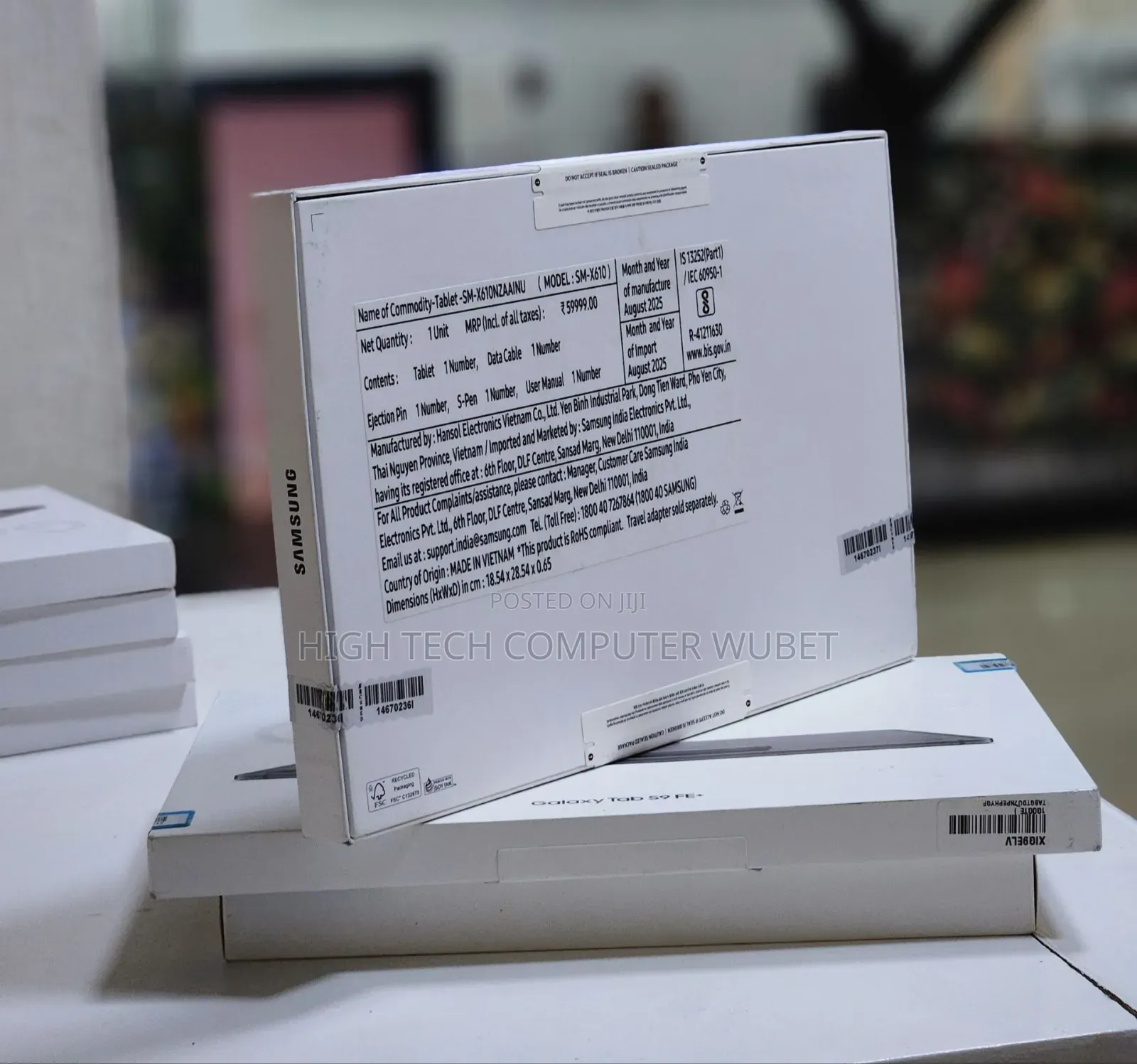 New Samsung Galaxy Tab S9 FE+ 128 GB Silver