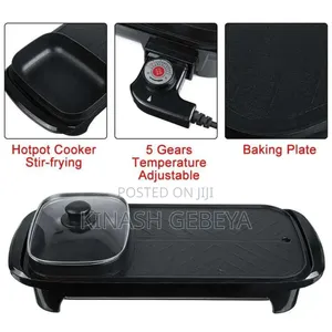 Photo - High Quality Electric Grill and Pot(1500watt)
