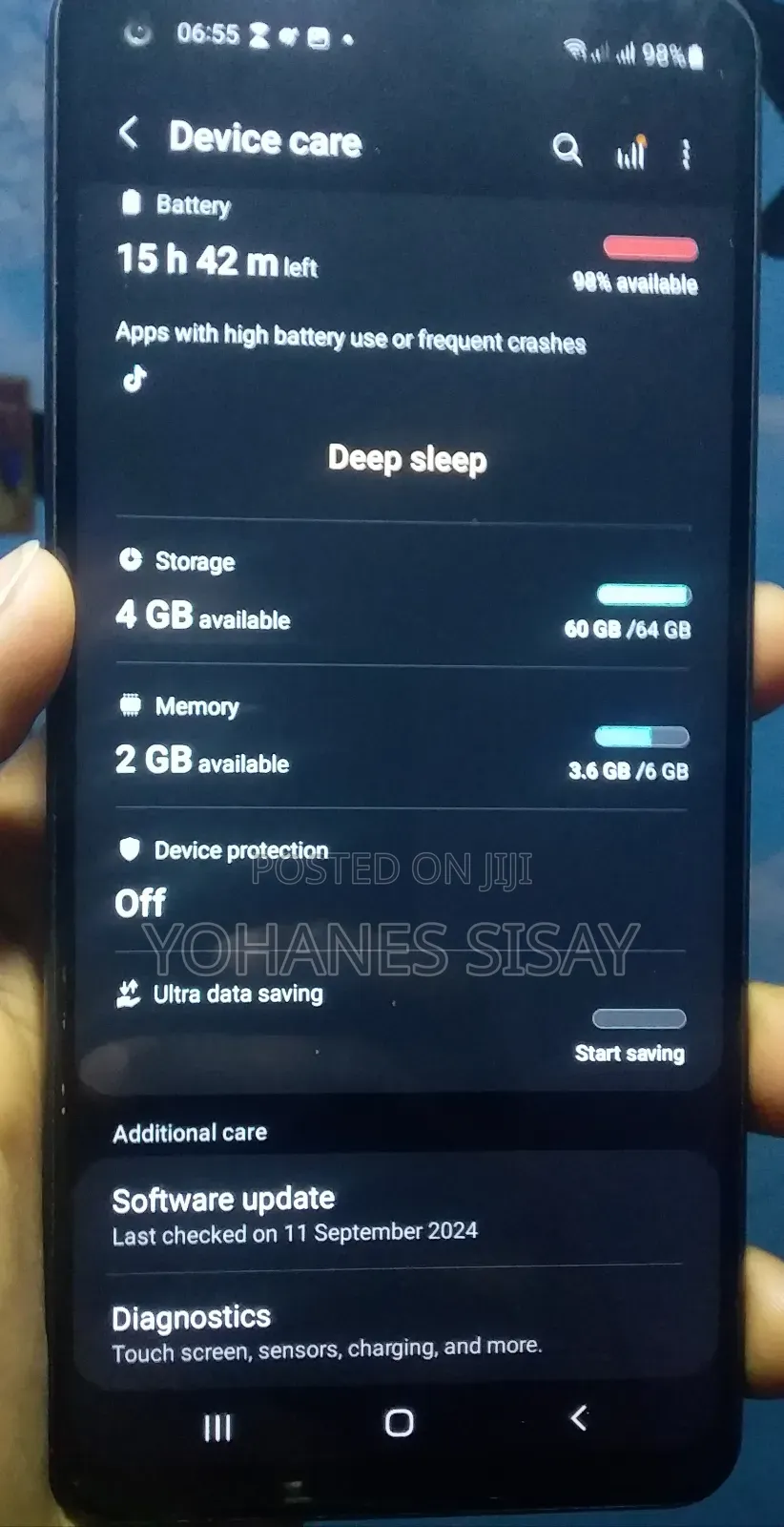 Samsung Galaxy A21s 64 GB Blue