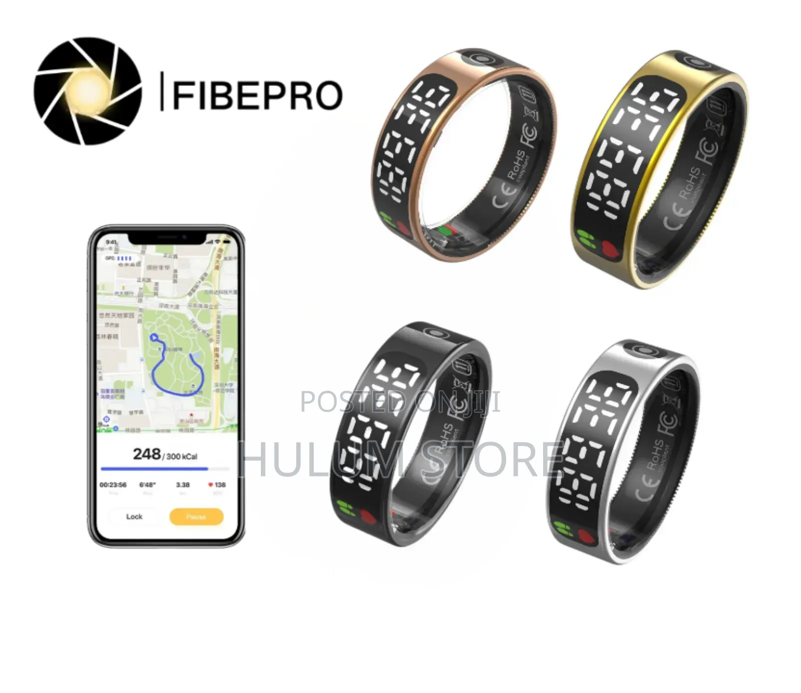 Smart Ring Pro With Digital Display