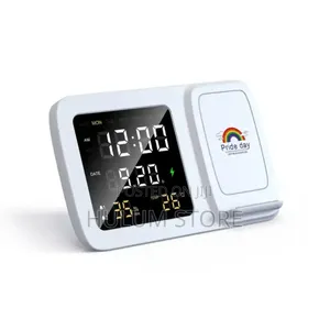 Rise Digital Alarm Clock Wireless Charger