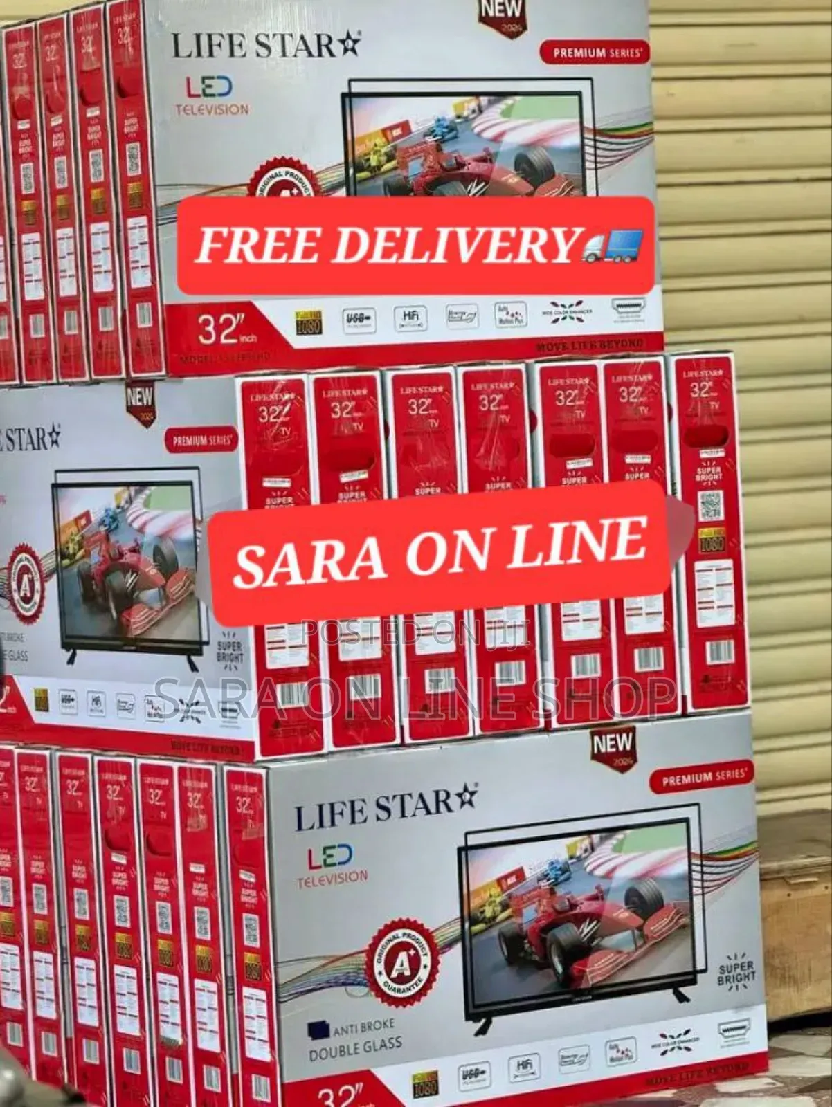 ■□Life Star 32" Uhd Tv ☆5year Warranty ☆Free Delivery