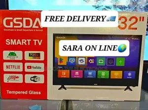 **Gsda 32" Smart Uhd Tv (New Model) Free Delivery 10year Warranty