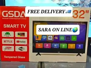 **Gsda 32" Smart Uhd Tv (New Model) Free Delivery 10year Warranty