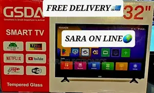 **Gsda 32" Smart Uhd Tv (New Model) Free Delivery 10year Warranty