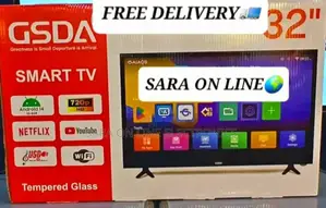 **Gsda 32" Smart Uhd Tv (New Model) Free Delivery 10year Warranty