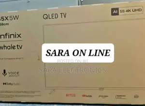 ¤■Infinix 55" Qled Tv Single Screen 10year Warranty Free Delivery