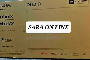 ¤■Infinix 55" Qled Tv Single Screen 10year Warranty Free Delivery