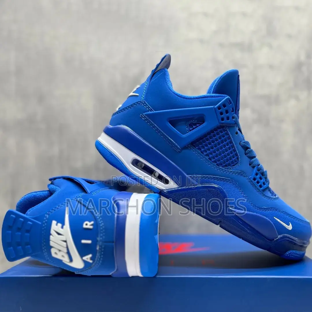 Air Jordan 4 Retro Og Sp Nigel Sylvester “Brick by Brick” (Royal Blue)