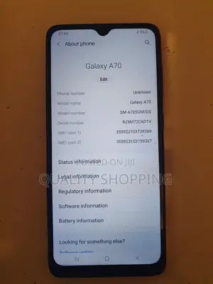 Samsung Galaxy A70 128 GB Black