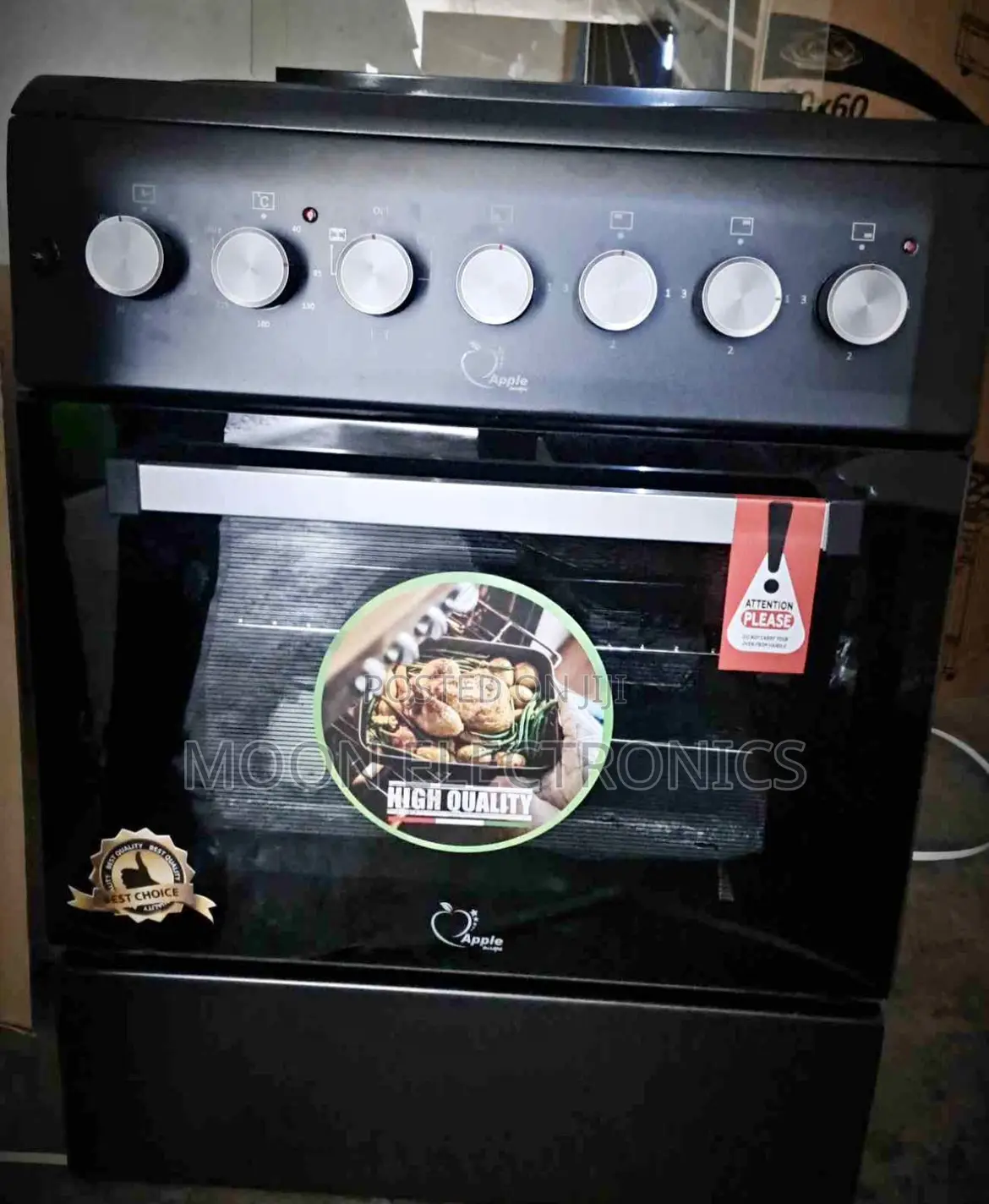 Apple 60×60 Electric Gas Oven – Compact, Stylish Powerful!